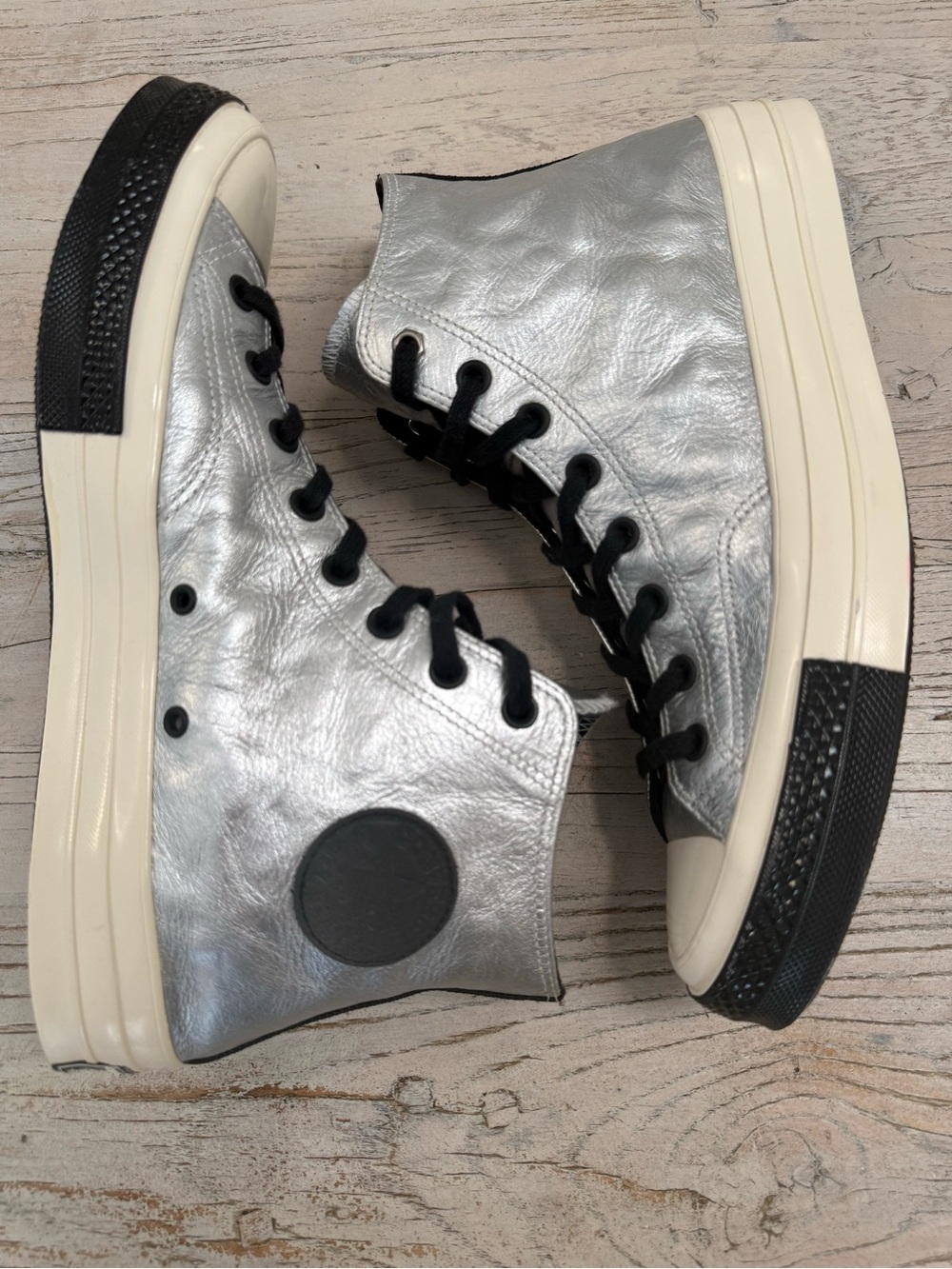 Men’s Converse Chuck 70 High Silver size 12 - Picture 12 of 16